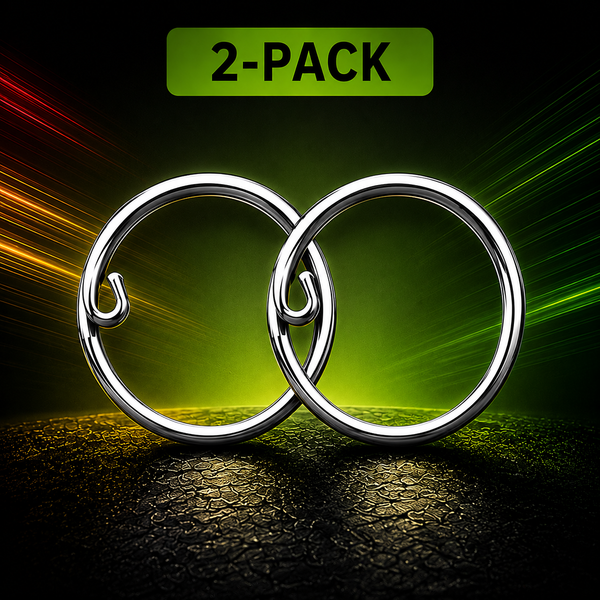 EZ Slide-On Key Ring (2-Pack) (2pc)